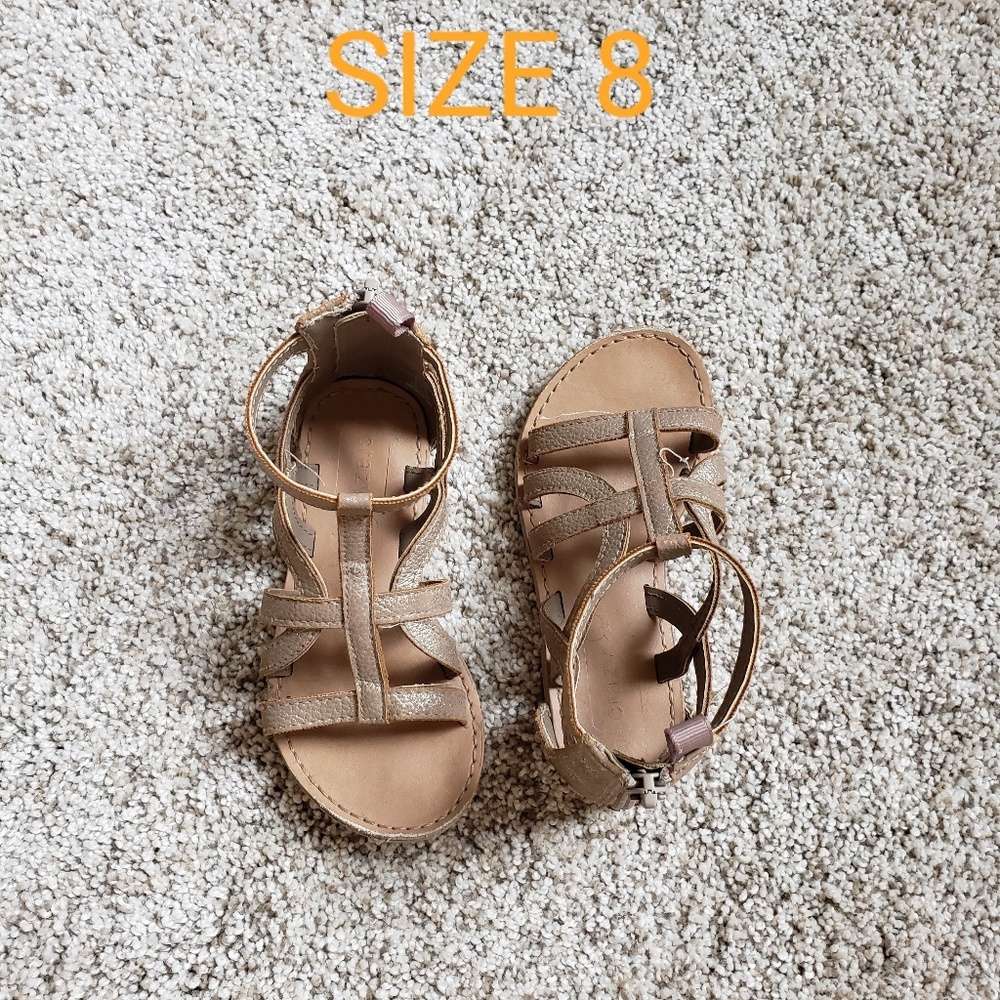 Gladiator style toddler sandals